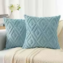 Modern Rhombus Velvet Throw Pillow Cover 45x45cm
