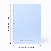 1 Pack Lined Paper Notebook 5.8 x 8.2 Inches College Ruled Spiral Notebook
