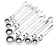 72-Tooth Ratchet Wrench Flexible Head 6mm-27mm Mirror Finish Spanner