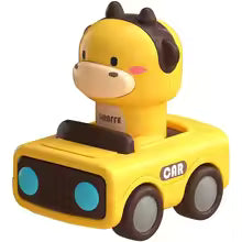 Cartoon Friction Toy Cars – Push & Go