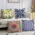 Fashionable pattern prints Pillow Case Short Plush Print Cushion Cover Square Throw Pillow Covers Sofa Home Decor