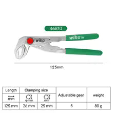 Wiha Mini Water Pump Pliers Adjustable EDC 46672 46810