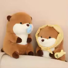 30cm Cute Otter Plush Toy, Soft Stuffed Animal Pillow