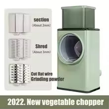 Multifunctional Rotary Vegetable Slicer & Chopper