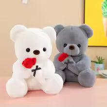 Rose Bear Plush Toy – Valentine’s Day Gift
