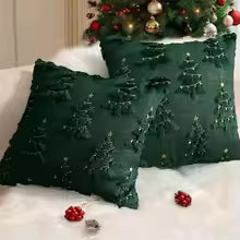 Christmas Plush Throw Pillow Cover 45x45cm