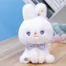 22/55cm Peep Bunny Plush Toy, Soft Easter Rabbit