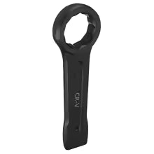 17mm-48mm Box End Striking Ring Wrench CR-V Steel 12-Point Flat Strike Spanner