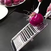 4-in-1 Stainless Steel Vegetable Grater – Potato, Carrot & Cucumber Slicer