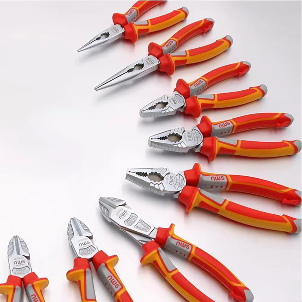 Multifunction Wire Stripper Diagonal Pliers Wire Cutter Long Nose Side Cutter