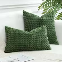 Rectangle Pillowcases 30x50CM Solid Color Decorative Throw Pillow Cover
