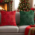 Christmas Plush Throw Pillow Cover 45x45cm