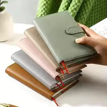 A6 Weekly Planner Notebook – Compact Leather Cover
