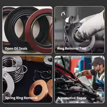 8/4Pcs Oil Seal Puller Hook Tool Set O-Ring Seal Gasket Pick Remover Tools for Auto Repair