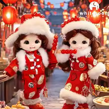 16cm BJD Doll – Kawaii Traditional Dress