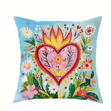 Home Decor Colorful Floral & Animal Pattern Pillow Covers Pattern Cushion