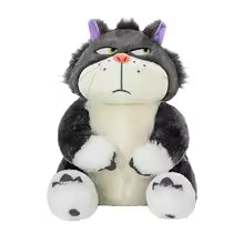 15–65cm Kawaii Lucifer Cat Plush Toy, Cute Stuffed Doll