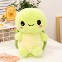 Apple Turtle Plush Toy Soft Stuffed Animal Pillow