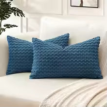 Rectangle Pillowcases 30x50CM Solid Color Decorative Throw Pillow Cover