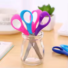 Kids Safety Scissors, Cartoon Round Tip Scissors for Children