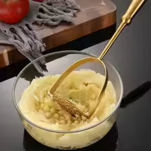 Stainless Steel Potato Masher & Food Crusher