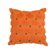 Fall Pumpkin Maple Leaf Pillow Covers – Soft Plush Autumn Decor