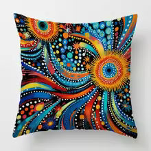 Modern Abstract Decorative Throw Pillow Cover for Sofa