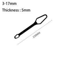 3-17/ 8-22mm Universal Torx Wrench Self-tightening Adjustable Wrench Board Double-head Torx Spanner Hand Tools for Factory