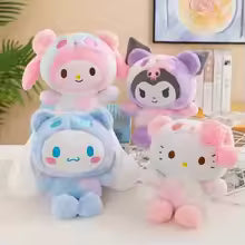 Sanrio Kuromi Plush Toy 25cm Cute Kawaii Stuffed Animal