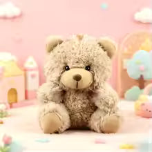 Mini Teddy Bear Plush Toy – Small Stuffed Animal