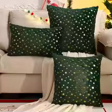Christmas Snowflake Plush Throw Pillow Cover