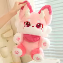 30/50CM Kawaii Phantom Fox Stuffed Animal Plush Toys Cartoon Fox Pillow