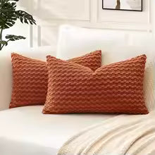 Rectangle Pillowcases 30x50CM Solid Color Decorative Throw Pillow Cover