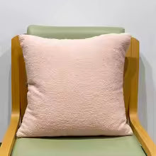 45x45CM Teddy Faux Fur Pillow Cover – Soft Cozy Plush Cushion