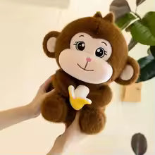 Cute Banana Monkey Plush Toy Soft Cartoon Stuffed Animal