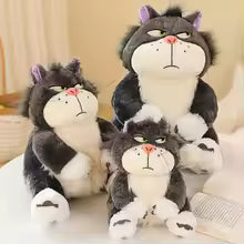 15–65cm Kawaii Lucifer Cat Plush Toy, Cute Stuffed Doll