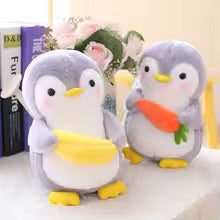 25cm Kawaii Penguin Plush Toy, Soft Stuffed Animal