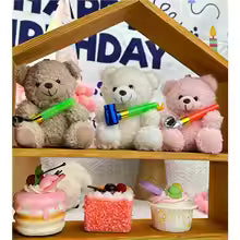 Mini Teddy Bear Plush Toy – Small Stuffed Animal