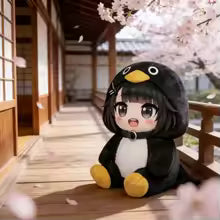 25cm Gugu Gaga Penguin Plush Toy, Cute Stuffed Animal