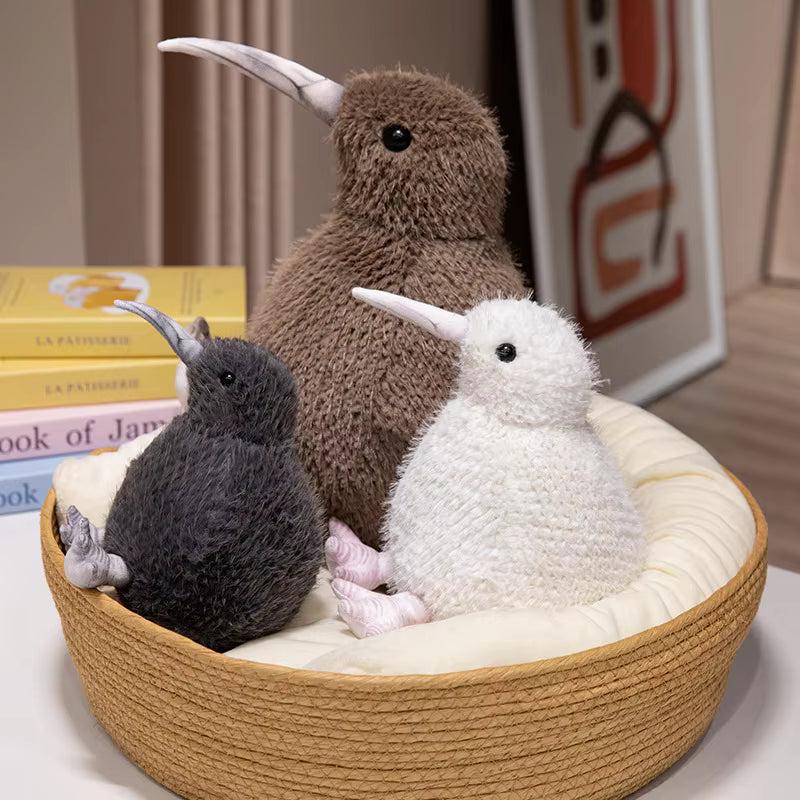 Kawaii Kiwi Bird Plush Toy, Cute Soft Stuffed Animal