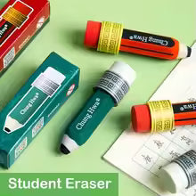 Less Rubber Debris Pencil Wiping Eraser Pencil Shape Writing Drawing Student Eraser Handwriting Good Flexibility
