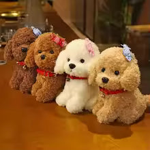 Curly Hair Teddy Dog Plush Toy