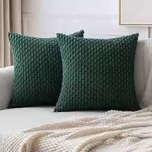 Fall Corduroy Striped Pillow Covers – Boho Farmhouse Sofa Decor