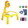 Mini LED Projector Drawing Board for Kids, Light Tracing Table