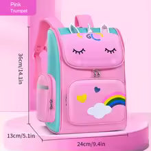 Kids School Backpack, Cute Unicorn Backpack for Girls & Boys