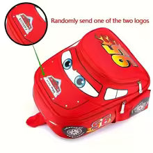 Kids Lightning McQueen Backpack – Cartoon School Bag