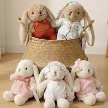 Cute Rabbit Plush Toy Soft Bunny Pillow