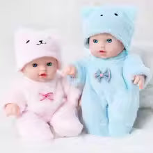 20cm Baby Doll with Bear Pajamas – Reborn Doll