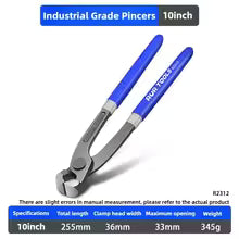 Heavy Duty Pincers Nail Puller Wire Cutter Pliers