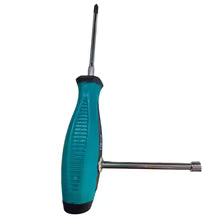 1pc 1/4'' Hex Screwdriver Handle 6.35mm Magnetic Screw Driver Bits Holder